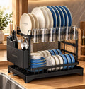 ZENHOME Dual-Tier Culinary Organizer (DISHRACK)